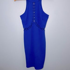 Windsor Cocktail Dress • Medium • Blue • Used Like New • Back Zipper